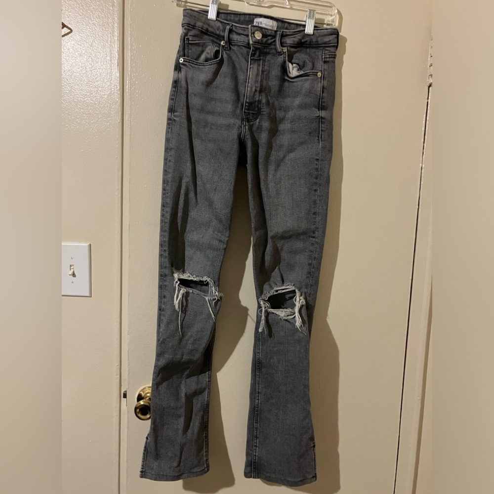 Zara size small grey jeans